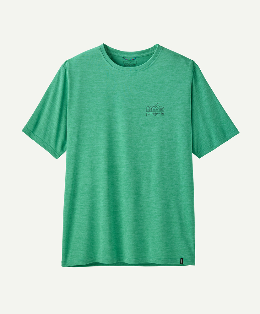 Men's Capilene Cool Daily Shirt - Strataspire AQSX/アクアストーン L(MEN)