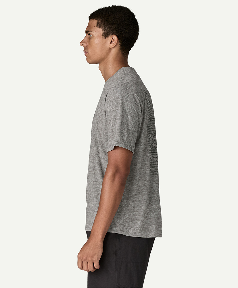 Men's Capilene Cool Daily Shirt - Strataspire FEA/フェザーグレー L(MEN)