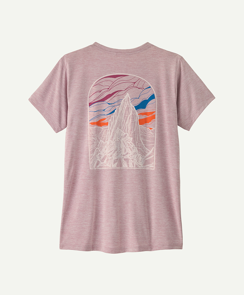 Women's Capilene Cool Daily Shirt - Cloud Crag QVLT/クワイエットヴァイオレット L(WOMEN)