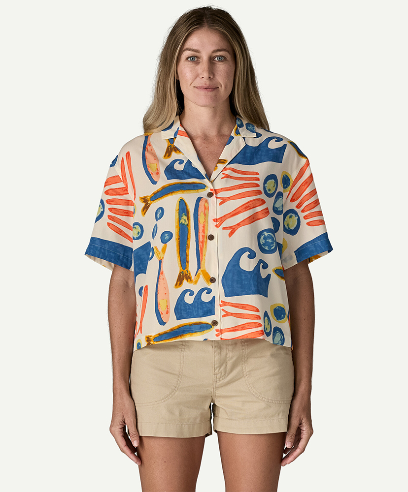 Women's Tidal Threads Shirt SANL/ナチュラル M(WOMEN)