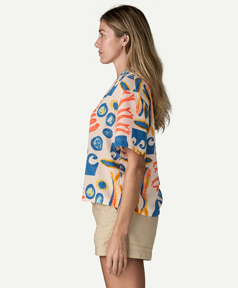 Women's Tidal Threads Shirt SANL/ナチュラル M(WOMEN)