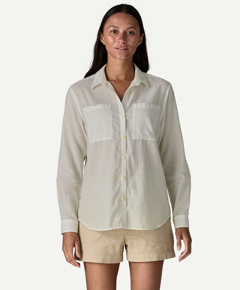 Women's Lightweight A/C Buttondown WHI/ホワイト L(WOMEN)