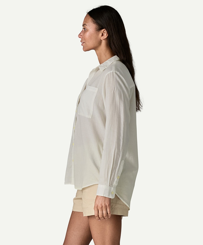Women's Lightweight A/C Buttondown WHI/ホワイト L(WOMEN)