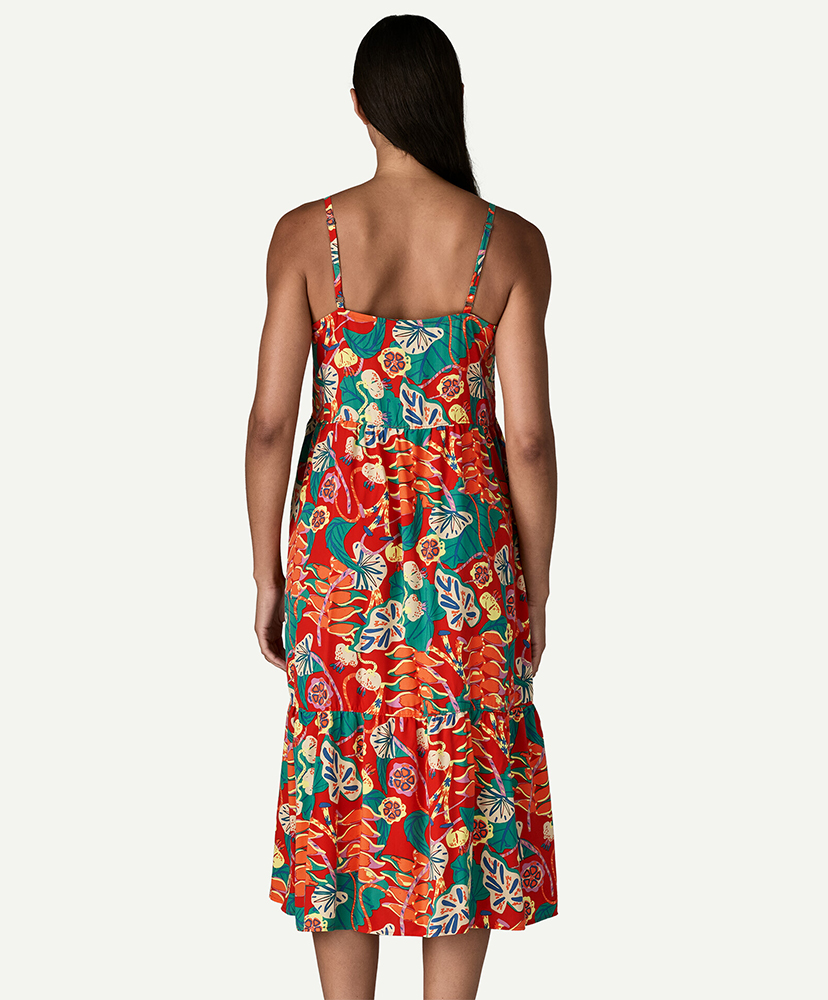 Women's Tidal Threads Dress TCLE/ホットアンバー M(WOMEN)