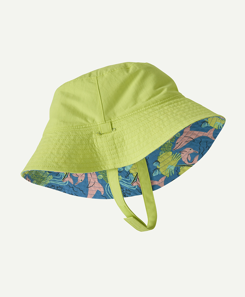 Baby Sun Bucket Hat AMBL/ショアブルー 12M(KIDS)