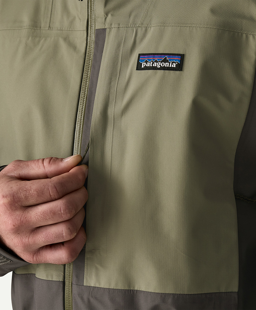 Men's Boulder Fork Rain Jacket FGRV/フォージグレイウィズリバーロックグリーン L(MEN)