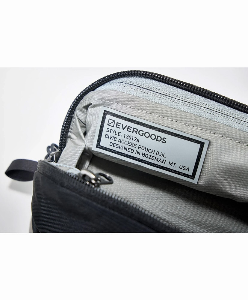 Civic Access Pouch 0.5L Solution Dyed Black/ソリューションダイドブラック (MEN)