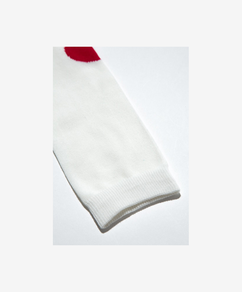 JAPAN FLAG バックスタイルソックス Natural/ナチュラル L(27cm-29cm)