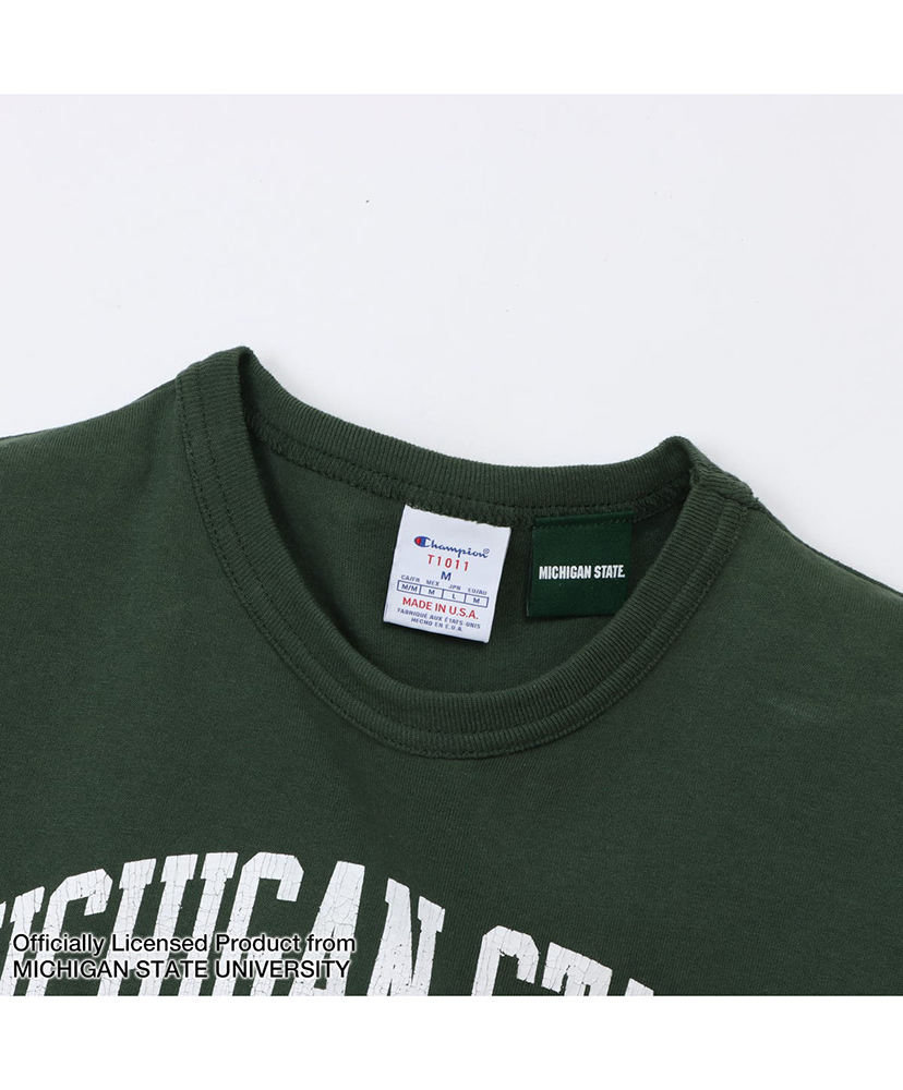 T1011 Short Sleeve T-shirt - College Moss Green/モスグリーン L(MEN)