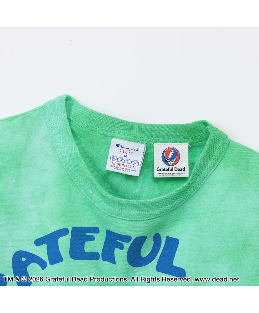 T1011 Short Sleeve T-shirt - Grateful Dead Pale Green/ペールグリーン L(MEN)