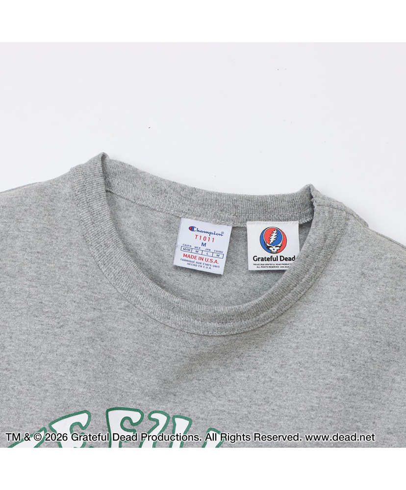 T1011 Short Sleeve T-shirt - Grateful Dead Silver Grey/シルバーグレー L(MEN)