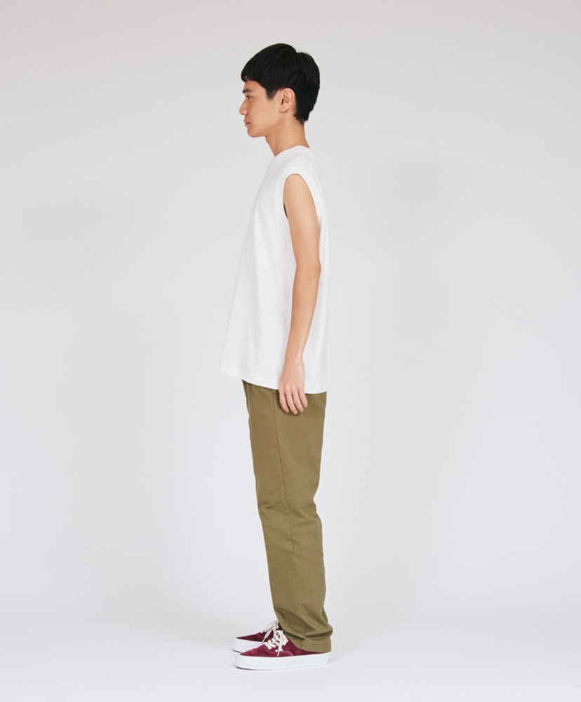 T-Shirts SHIRO - Sleeveless Tee White/ホワイト S(MEN)