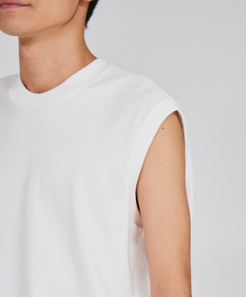 T-Shirts SHIRO - Sleeveless Tee White/ホワイト S(MEN)