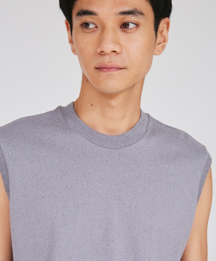T-Shirts MOKU - Sleeveless Tee Heather Gray/ヘザーグレー S(MEN)