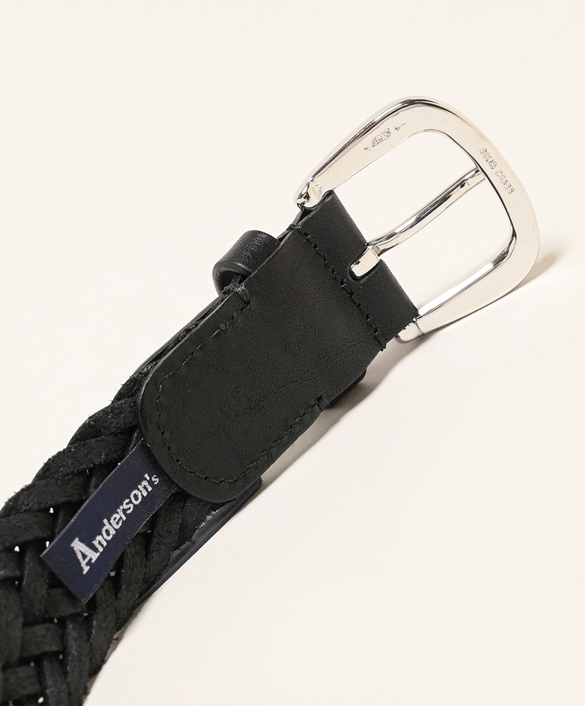 30mm プンターレレザーメッシュベルト Black/ブラック 100(MEN)