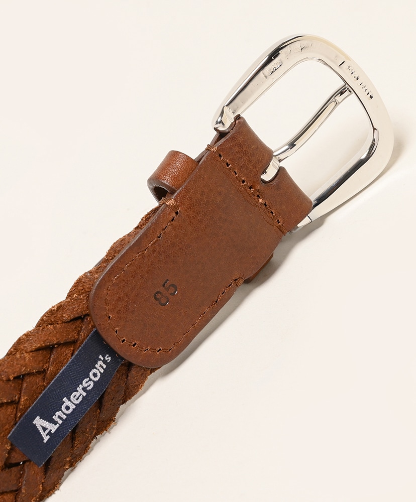 30mm プンターレレザーメッシュベルト Tan/タン 100(MEN)