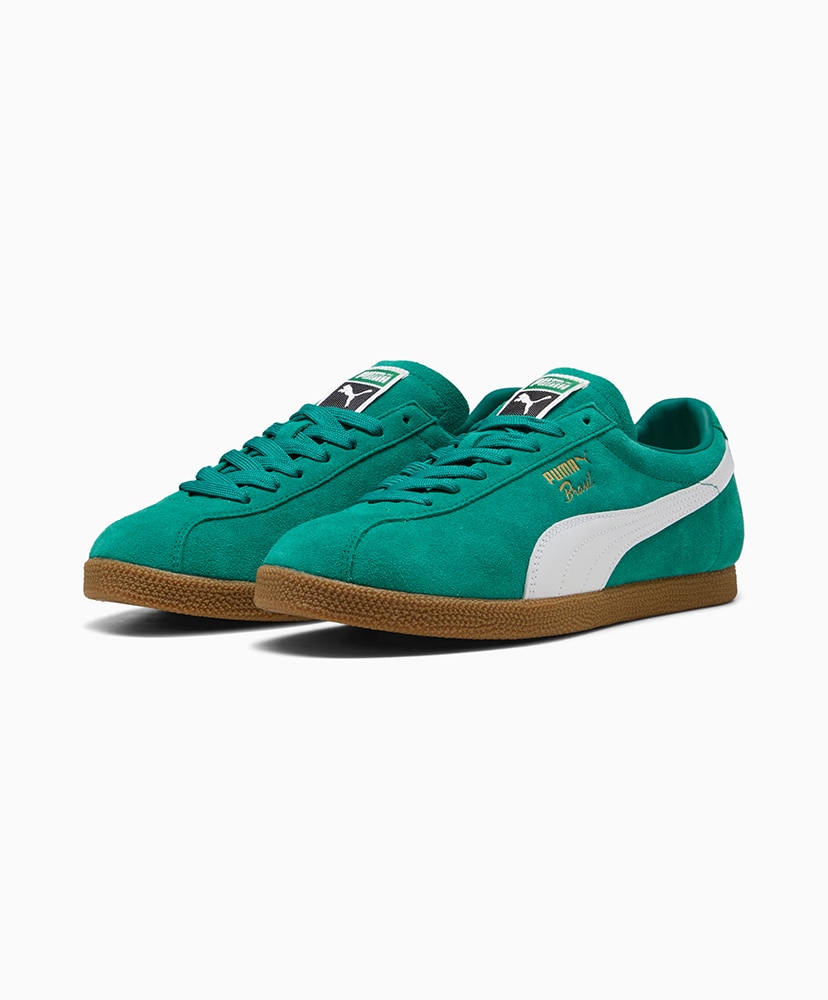 Unisex Brasil Sneaker Wild Green-PUMA White 26.5cm