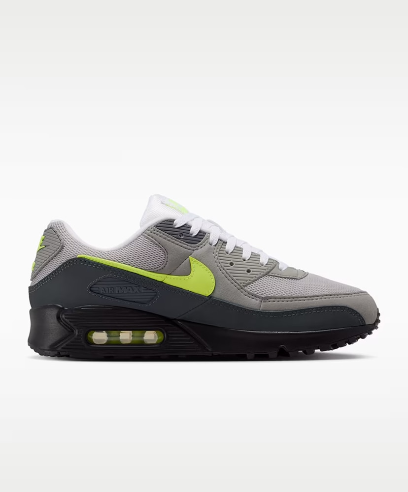 Air Max 90 ブラックxアンスラサイトxライトチャコールxネオンイエロー 26.5cm