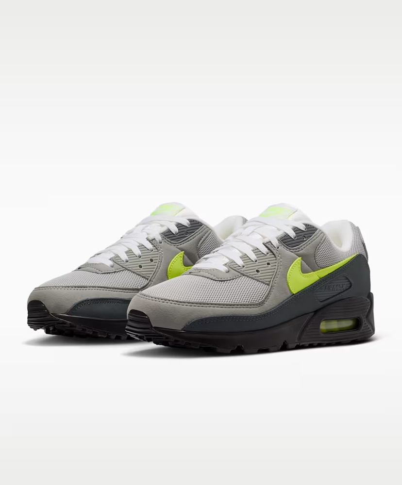Air Max 90 ブラックxアンスラサイトxライトチャコールxネオンイエロー 26.5cm