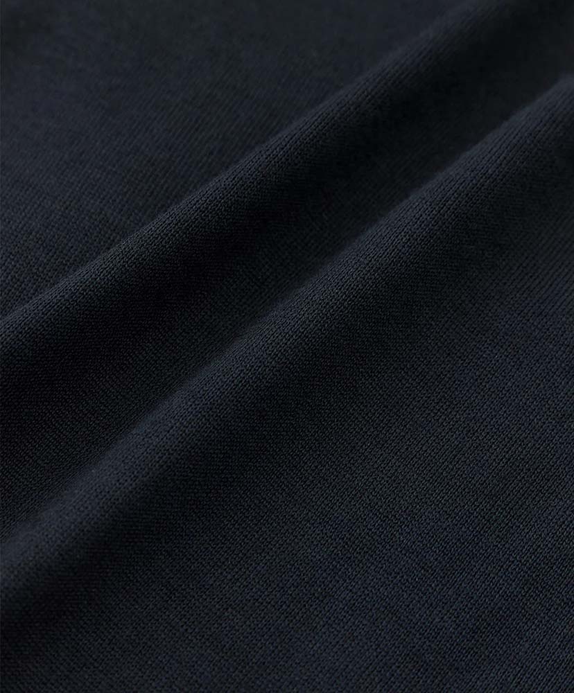 Merino Wool Half Zip Sweater Black/ブラック L(MEN)