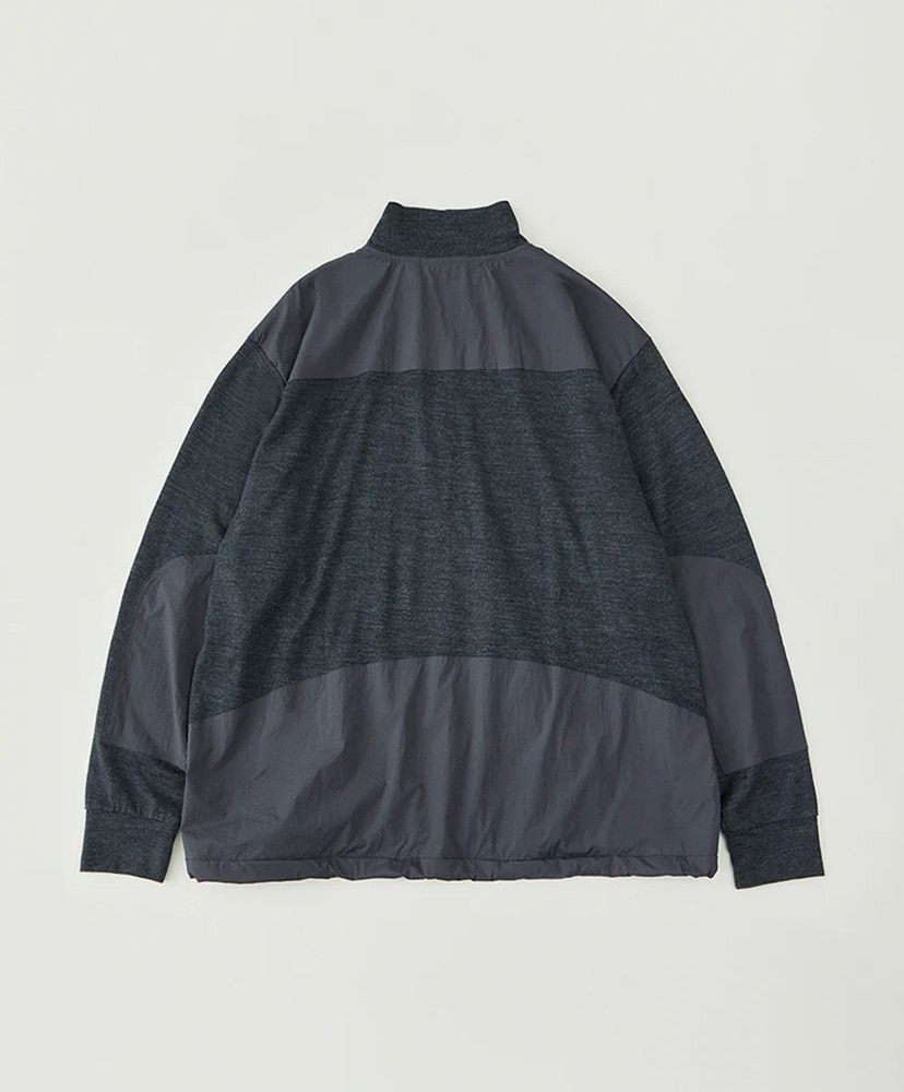 Merino Wool Half Zip Sweater Charcoal/チャコール L(MEN)