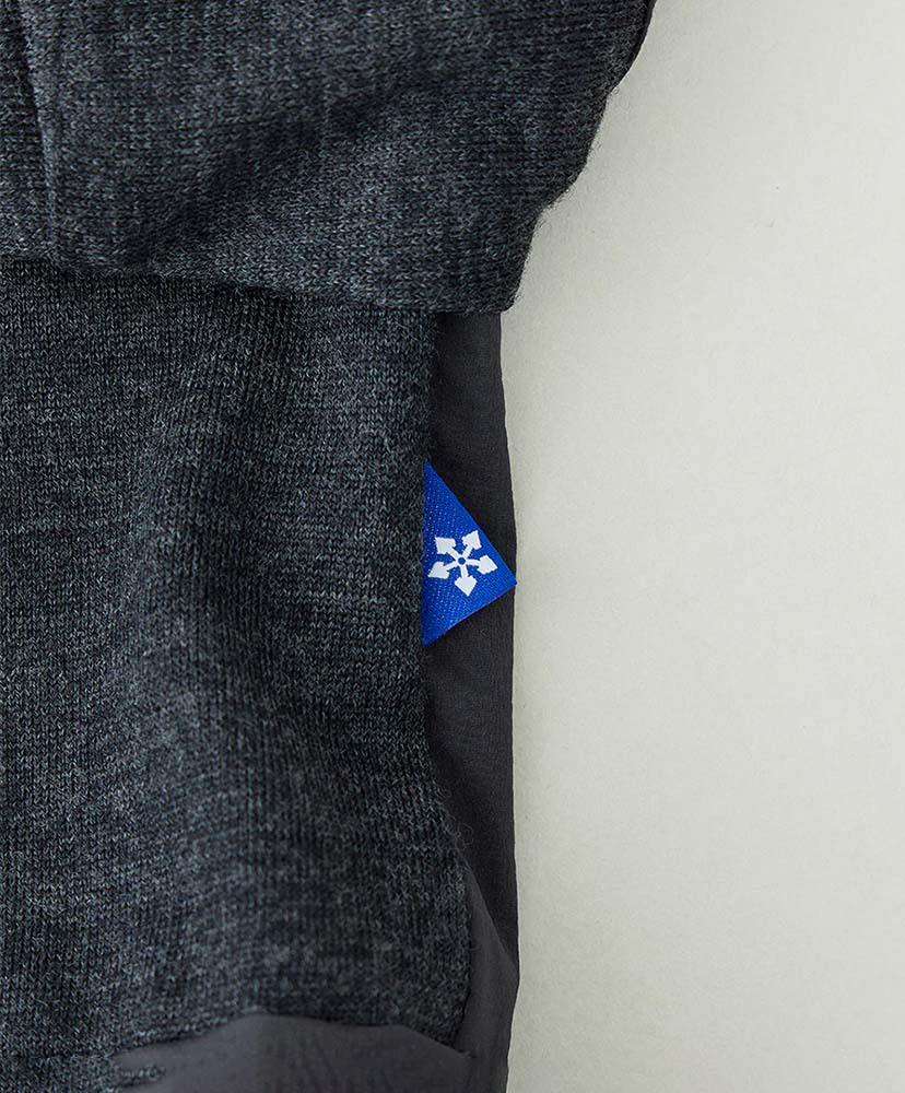 Merino Wool Half Zip Sweater Charcoal/チャコール L(MEN)