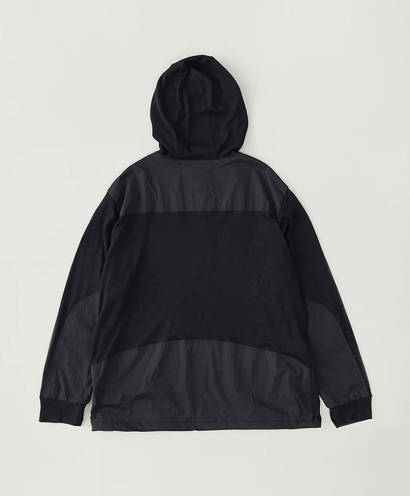 Merino Wool Military Hooded Sweater Black/ブラック L(MEN)