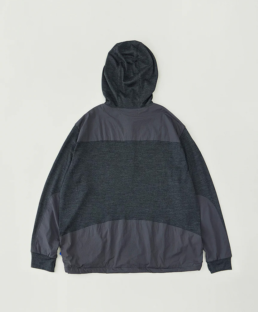 Merino Wool Military Hooded Sweater Charcoal/チャコール L(MEN)