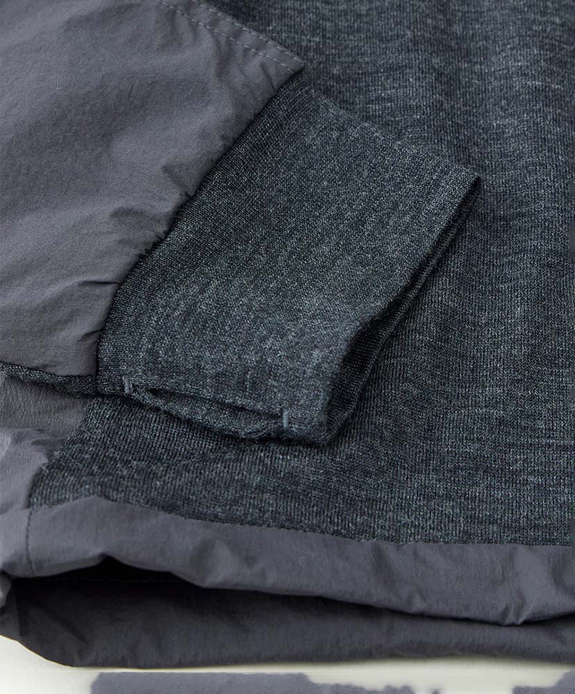 Merino Wool Military Hooded Sweater Charcoal/チャコール L(MEN)