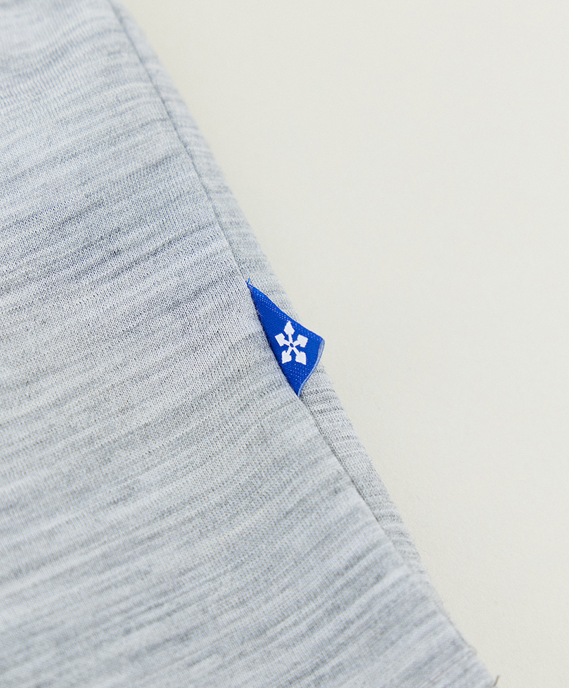 LOFTMAN別注 Light Merino Wool Ringer T-shirt Light Grey/ライトグレー L(MEN)