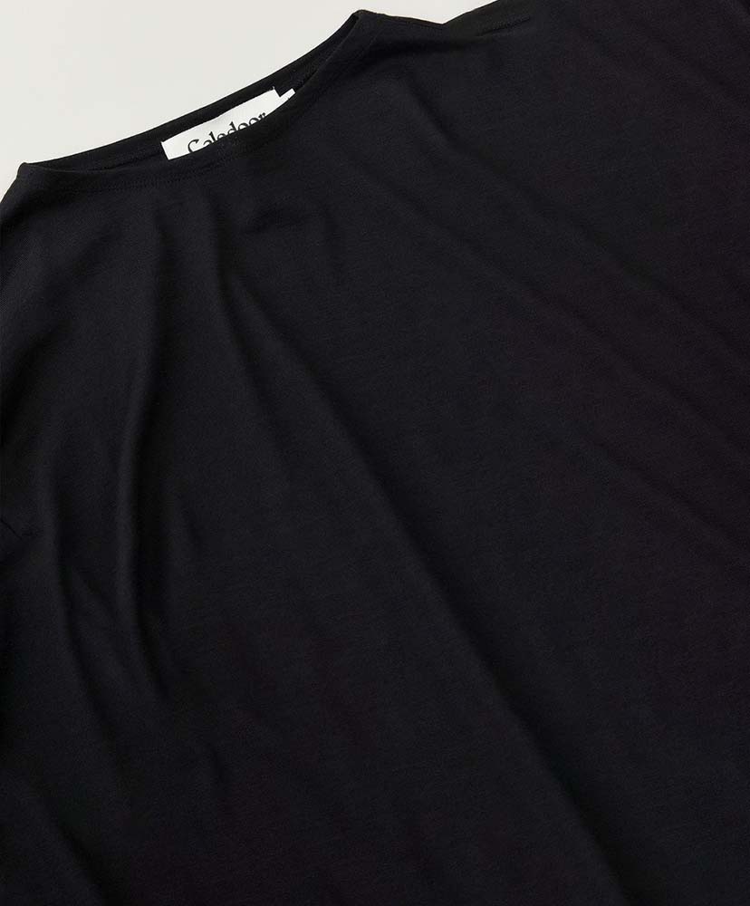 Merino Wool Long-Sleeve T-Shirt Black/ブラック M(MEN)