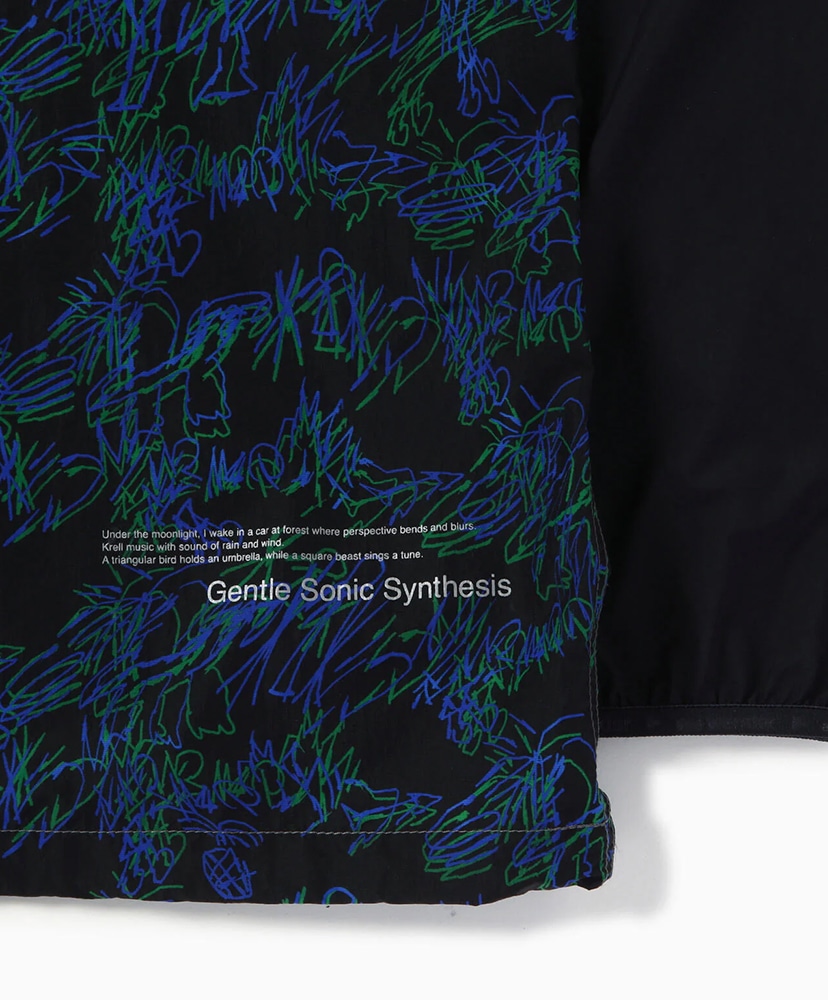 Printed Wind Jacket Black/ブラック L(MEN)