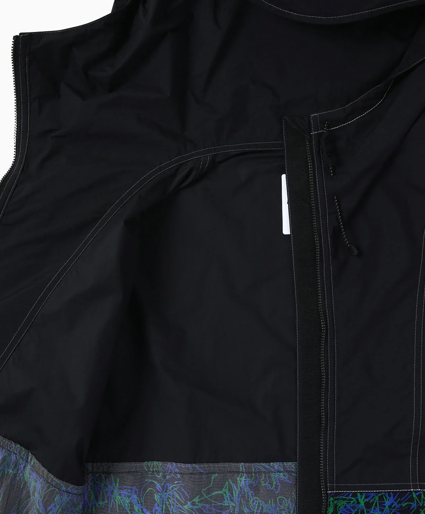 Printed Wind Jacket Black/ブラック L(MEN)