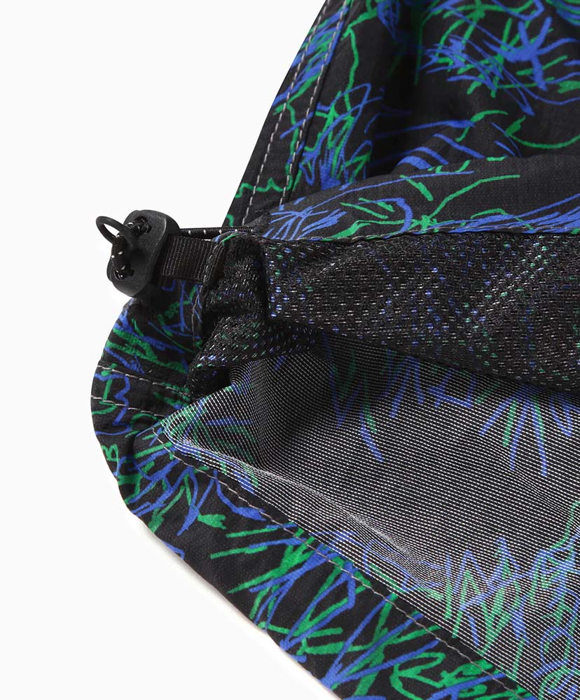 Printed Wind T Black/ブラック L(MEN)