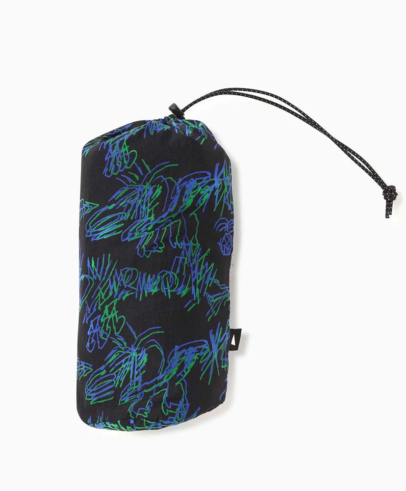 Printed Wind T Black/ブラック L(MEN)