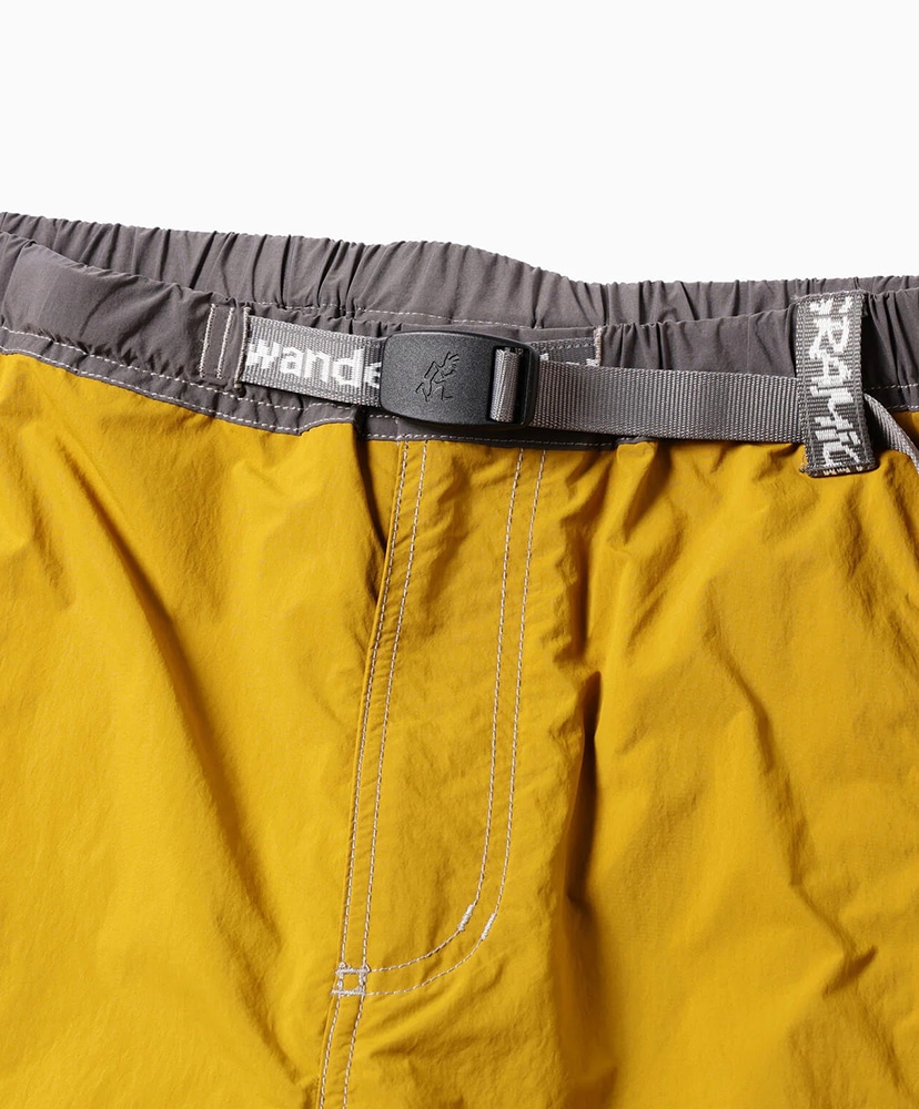 Gramicci × and wander Brushed Nylon Short Pants Yellow/イエロー L(MEN)