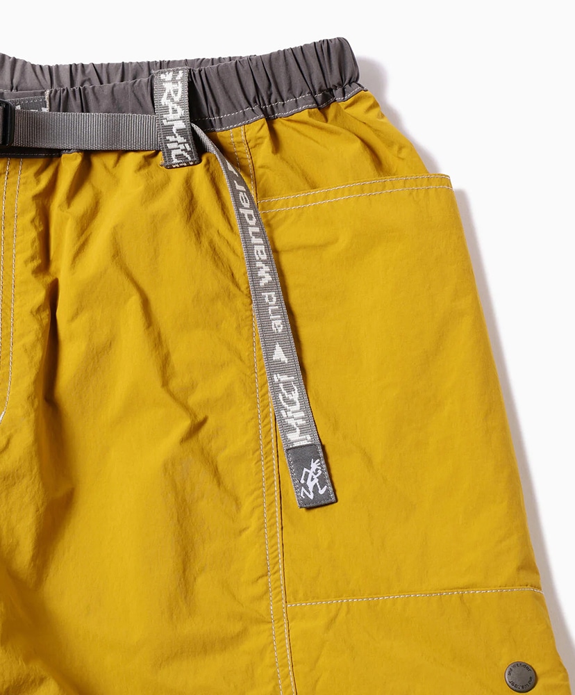 Gramicci × and wander Brushed Nylon Short Pants Yellow/イエロー L(MEN)