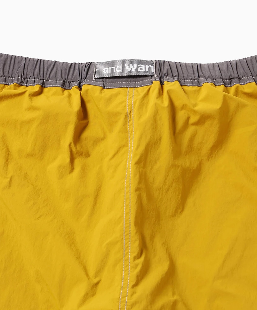 Gramicci × and wander Brushed Nylon Short Pants Yellow/イエロー L(MEN)