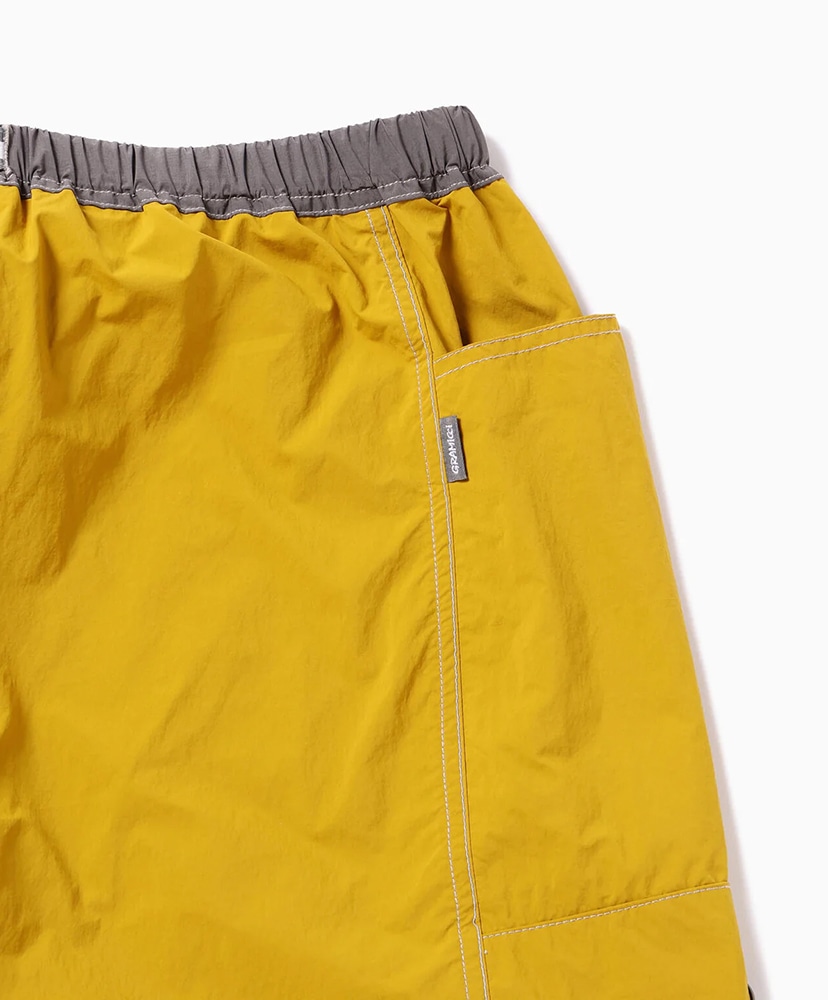 Gramicci × and wander Brushed Nylon Short Pants Yellow/イエロー L(MEN)