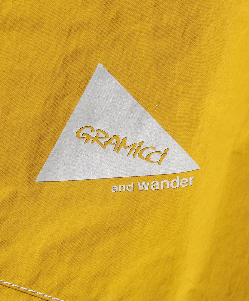 Gramicci × and wander Brushed Nylon Short Pants Yellow/イエロー L(MEN)