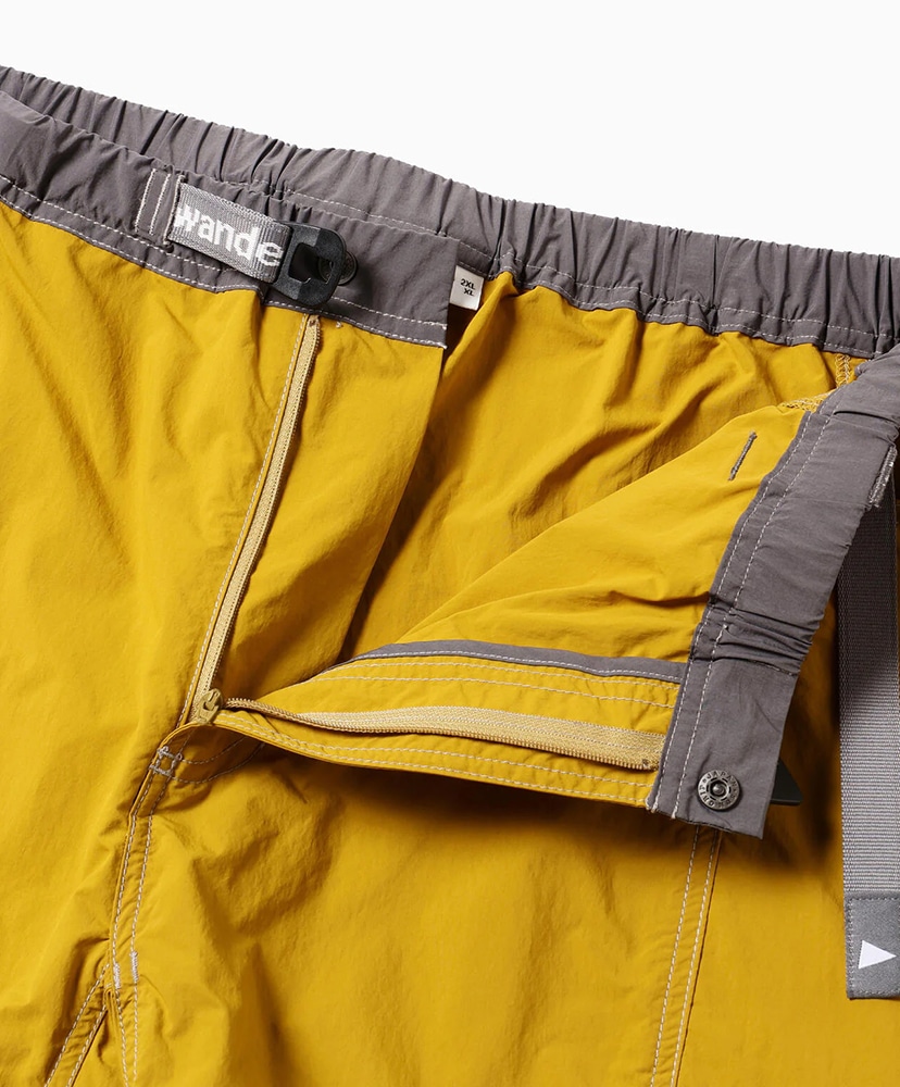 Gramicci × and wander Brushed Nylon Short Pants Yellow/イエロー L(MEN)