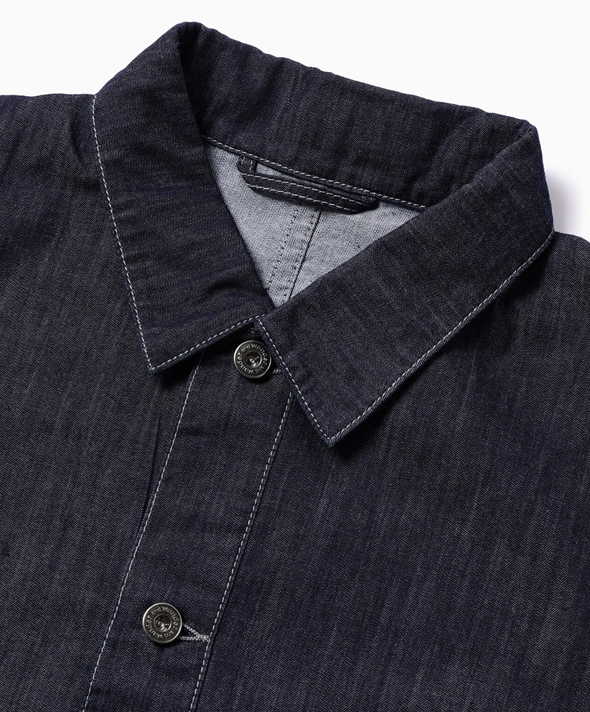 Dry Easy Denim Shirts Jacket Navy/ネイビー L(MEN)