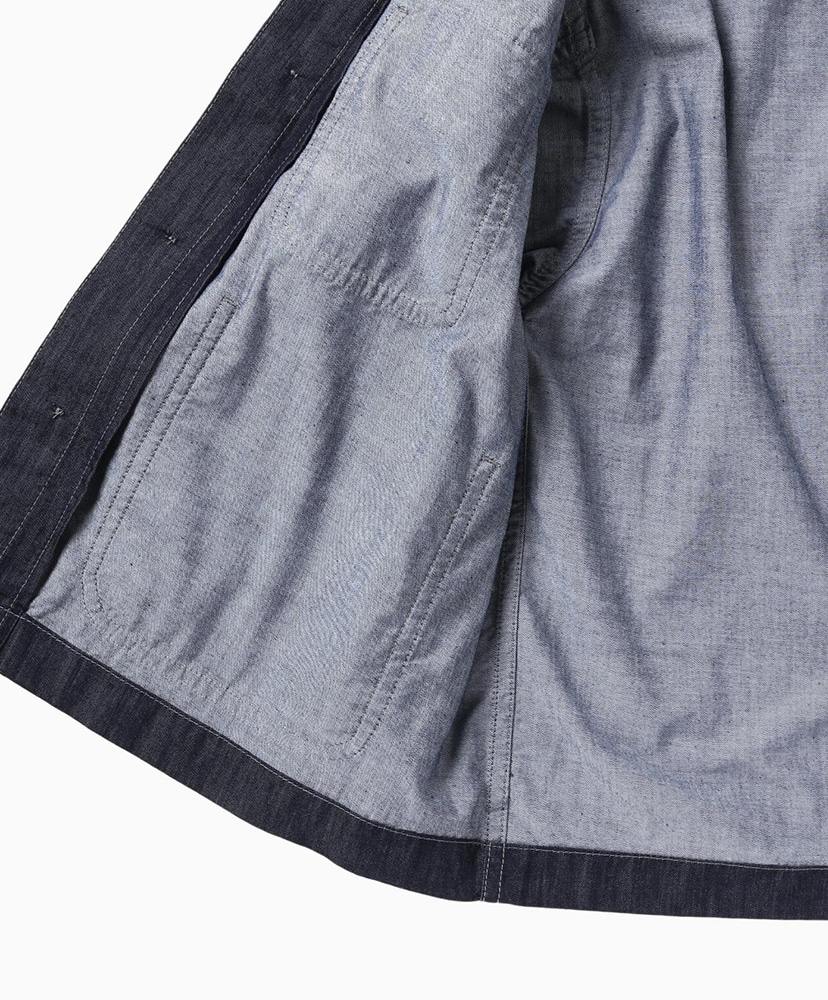 Dry Easy Denim Shirts Jacket Navy/ネイビー L(MEN)