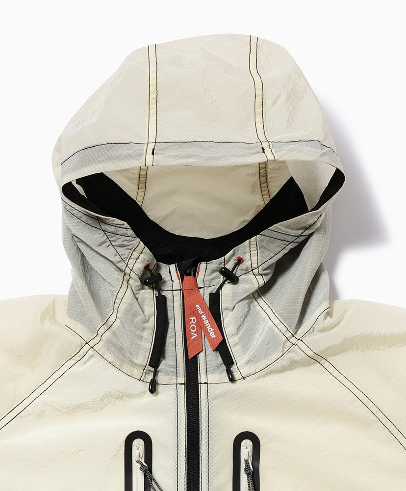 Roa × And Wander Ripstop Wind Jacket Off White/オフホワイト L(MEN)