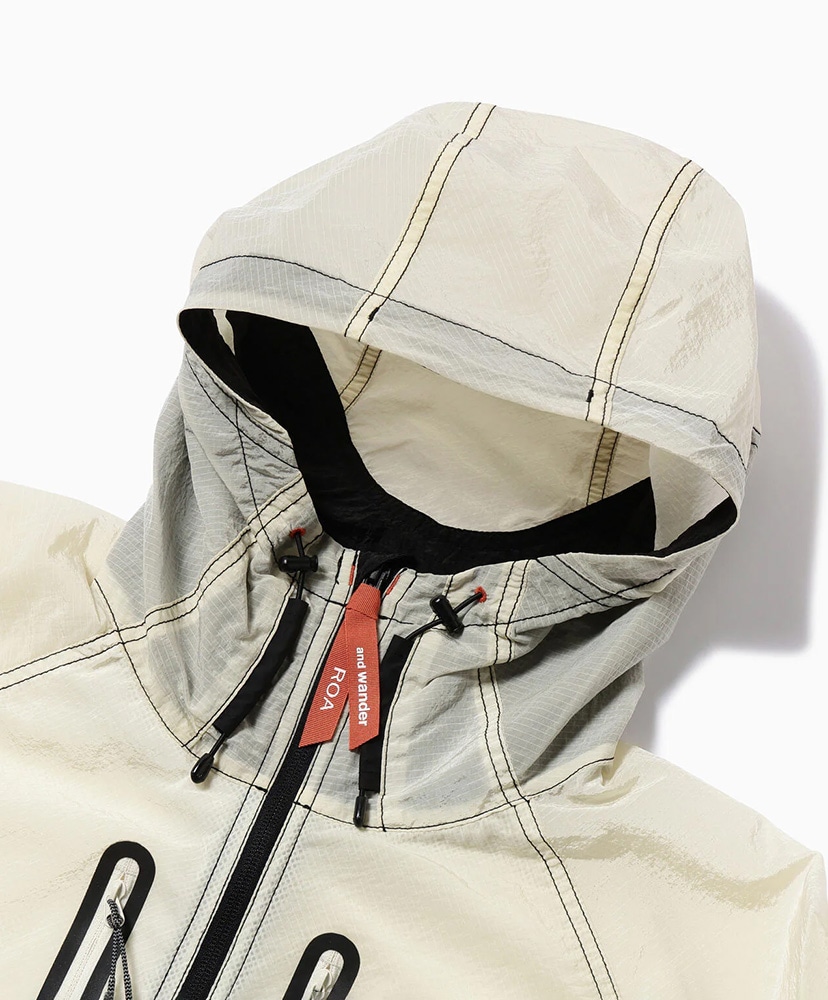 Roa × And Wander Ripstop Wind Jacket Off White/オフホワイト L(MEN)