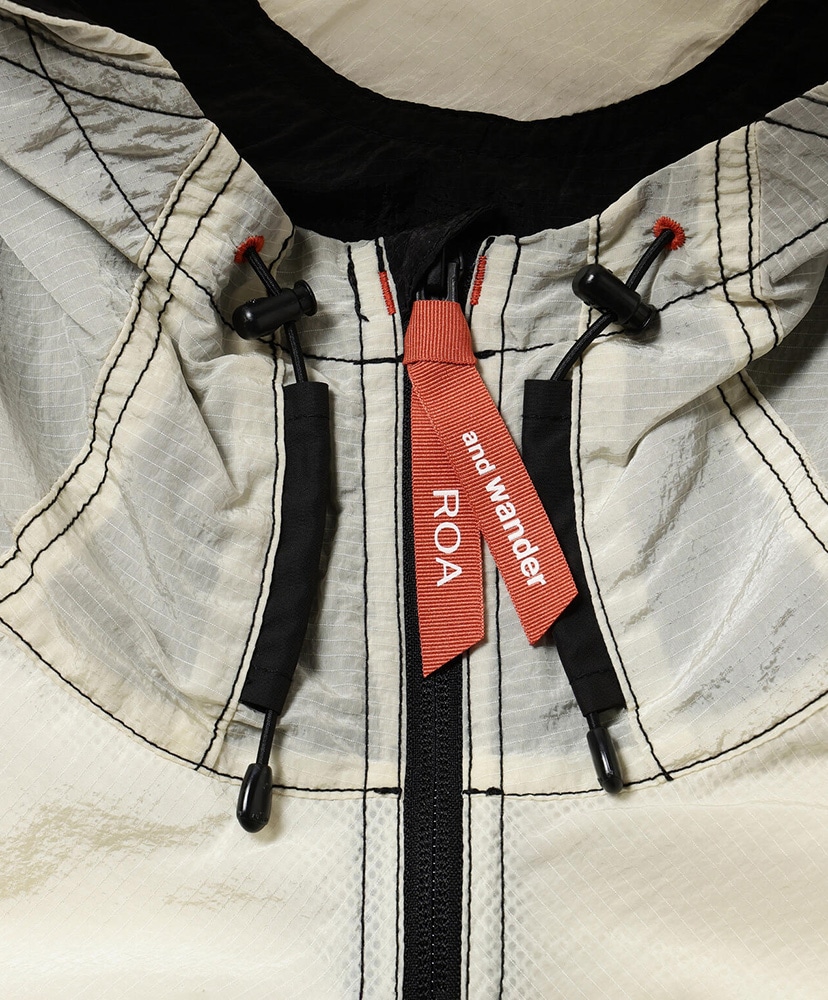 Roa × And Wander Ripstop Wind Jacket Off White/オフホワイト L(MEN)