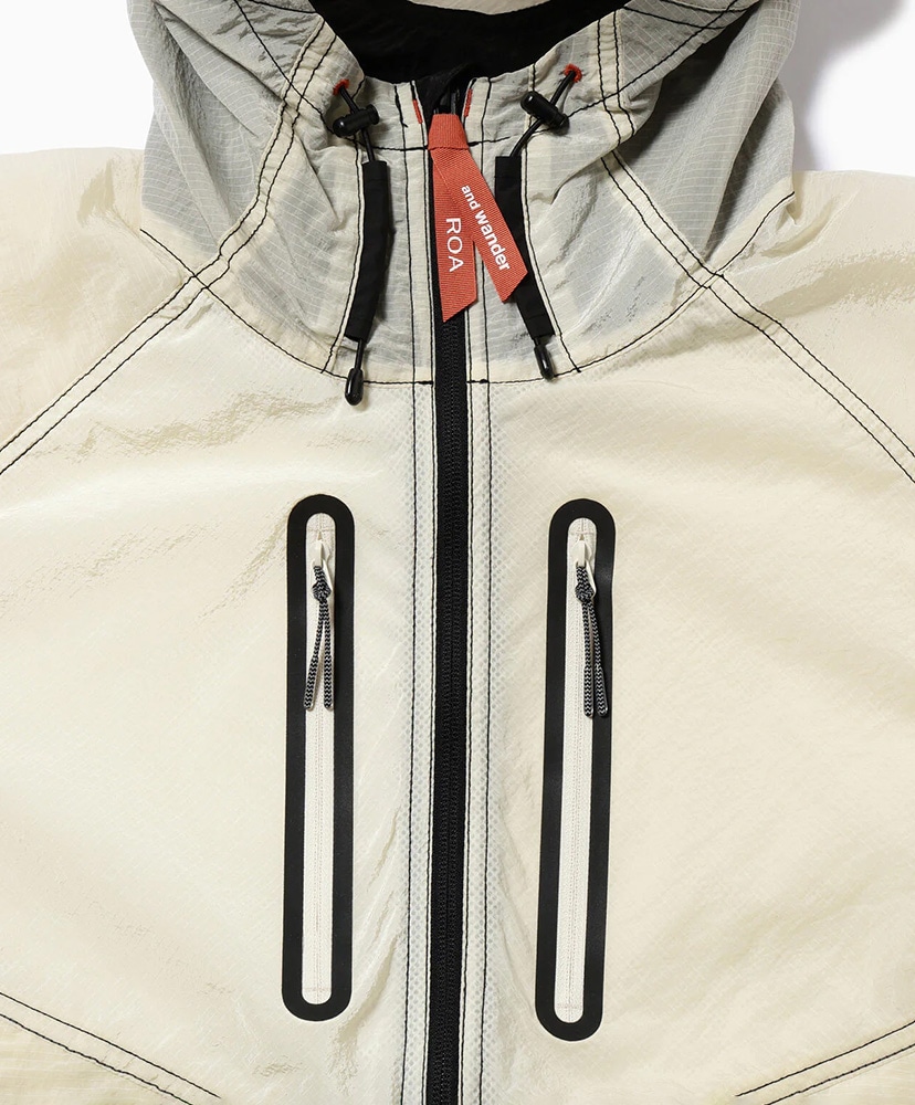 Roa × And Wander Ripstop Wind Jacket Off White/オフホワイト L(MEN)