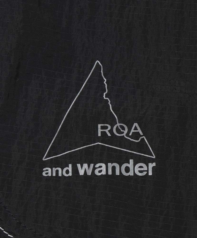 Roa × And Wander Ripstop Wind Short Pants Black/ブラック L(MEN)