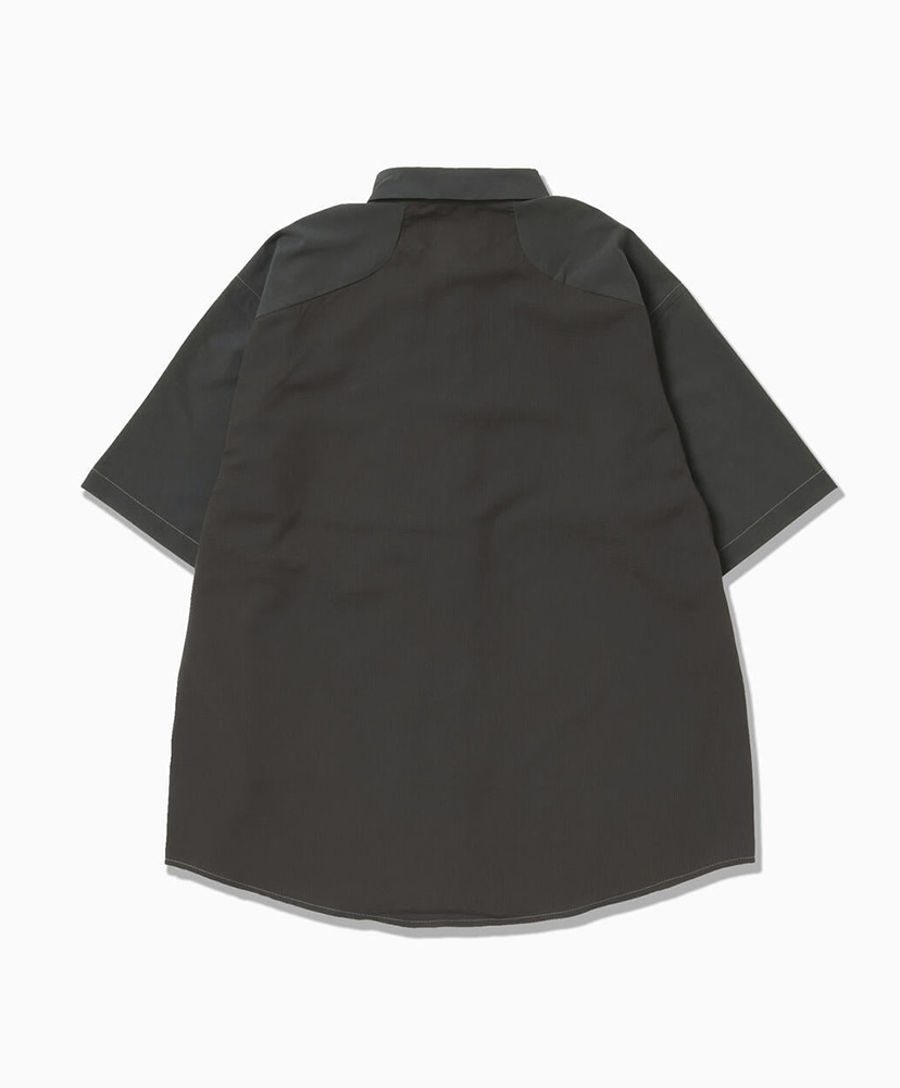 ROA × and wander Breathable Shirt Charcoal/チャコール L(MEN)