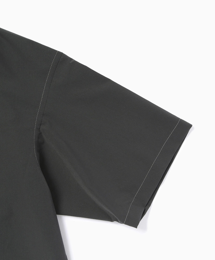 ROA × and wander Breathable Shirt Charcoal/チャコール L(MEN)